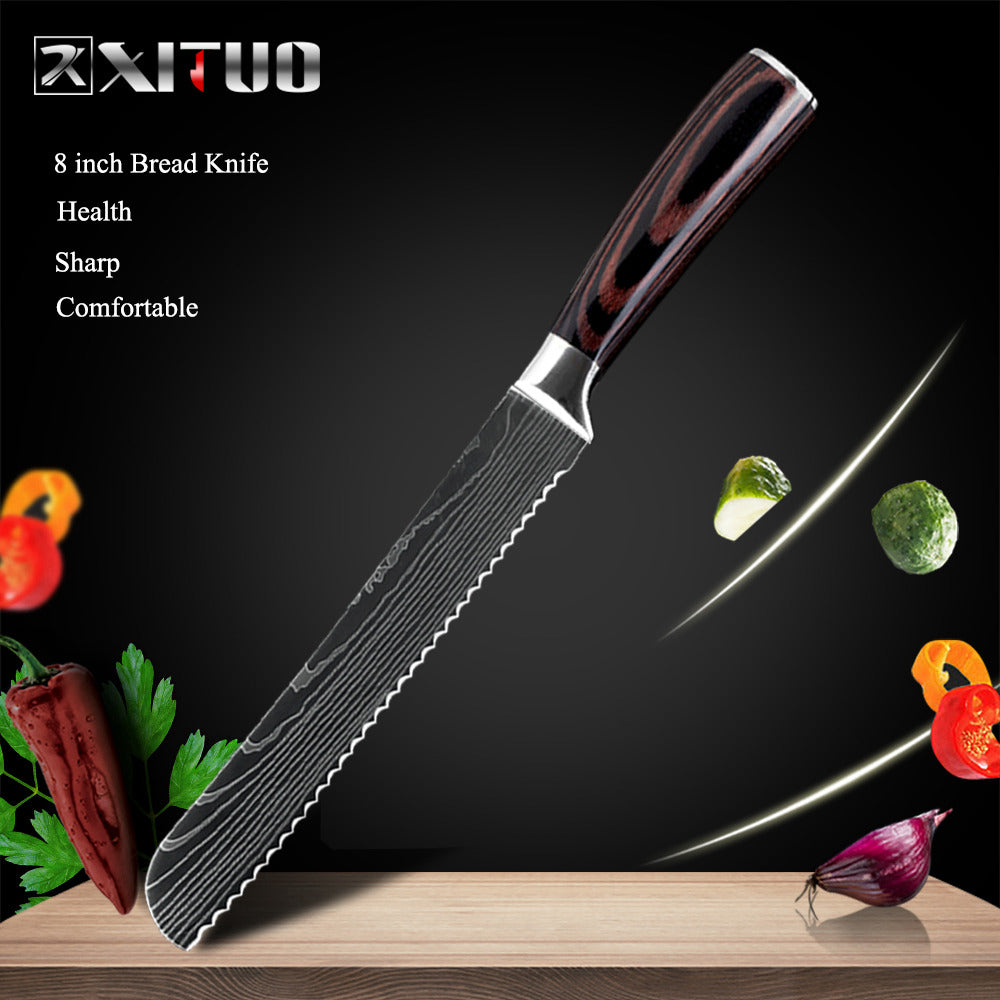 Cuchillos de cocina Xituo, acero inoxidable