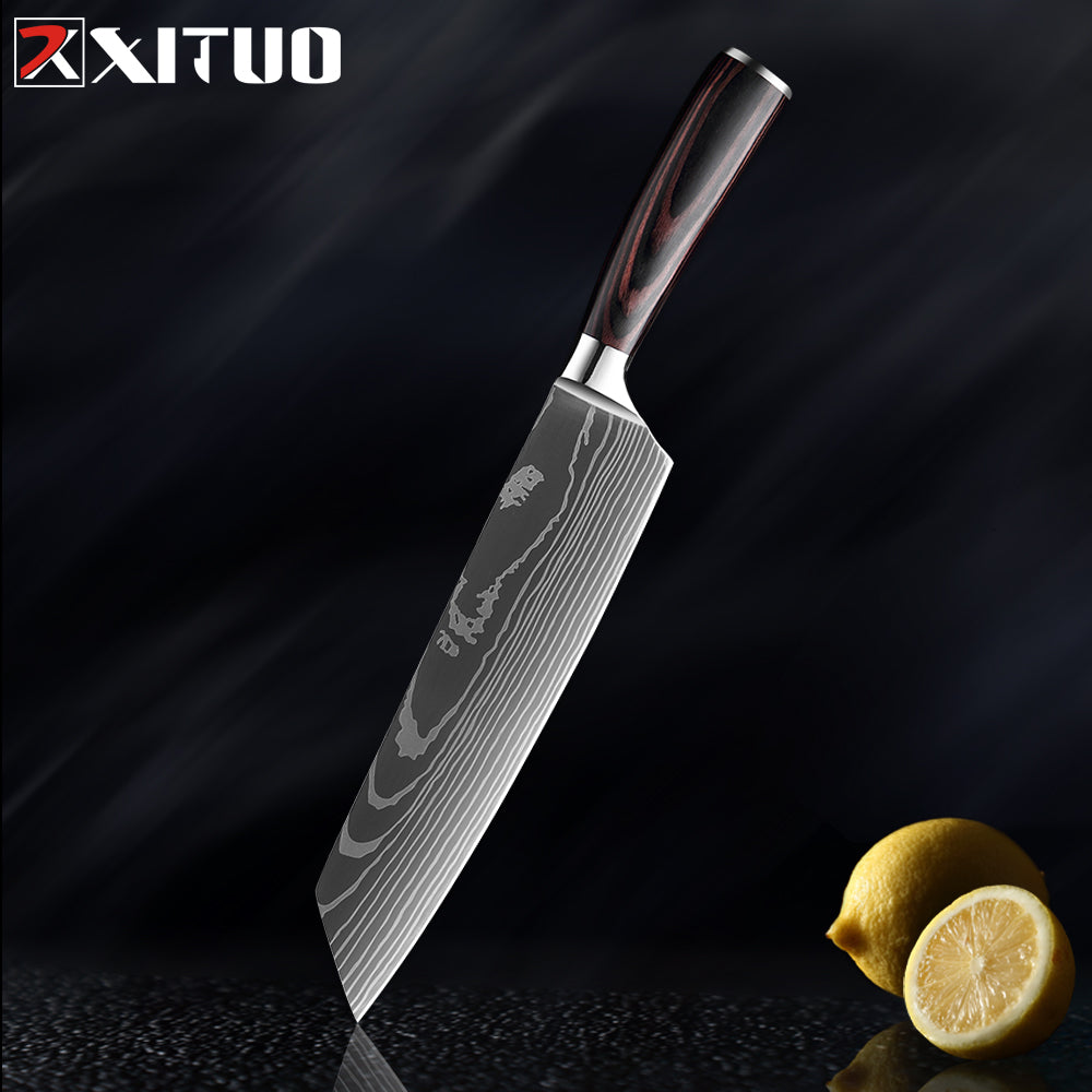 Cuchillos de cocina Xituo, acero inoxidable