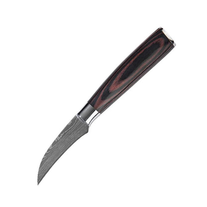 Faca de Tornear em Aço Inoxidável – Santoku